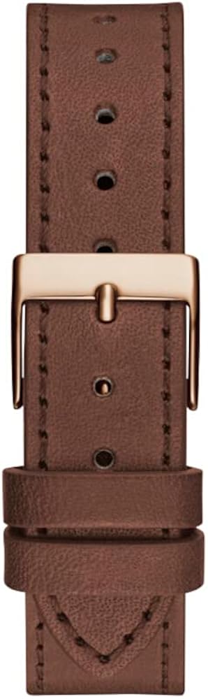  Shop Authentic Guess Fame Quartz Rose Gold Dial Brown Leather Strap Watch For Women - GW0548L2 - Luxxuri