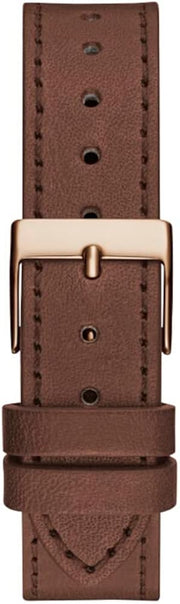  Shop Authentic Guess Fame Quartz Rose Gold Dial Brown Leather Strap Watch For Women - GW0548L2 - Luxxuri