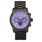  Shop Authentic Michael Kors Runway Chronograph Purple Dial Black Steel Strap Watch For Women - MK5954 - Luxxuri