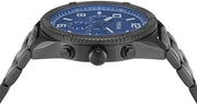  Shop Authentic Fossil Brox Multifunction Blue Dial Grey Steel Strap Watch for Men - BQ2798 - Luxxuri
