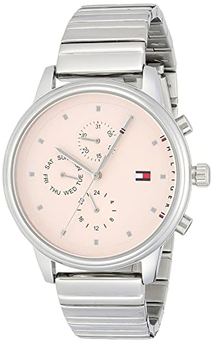  Shop Authentic Tommy Hilfiger Blake Pink Dial Silver Steel Strap Watch for Women - 1781904 - Luxxuri