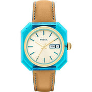  Shop Authentic Fossil Candy White Dial Brown Leather Strap Watch for Men - ES3536 - Luxxuri