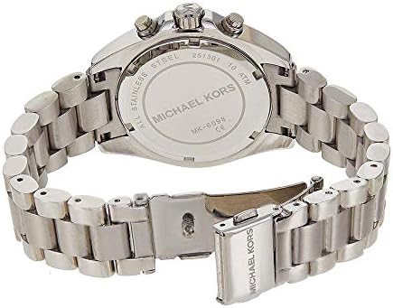  Shop Authentic Michael Kors Bradshaw Chronograph Blue Dial Silver Steel Strap Watch For Women - MK6098 - Luxxuri