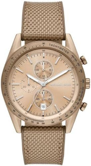  Shop Authentic Michael Kors Warren Chronograph Beige Dial Beige Nylon Strap Watch for Men - MK9145 - Luxxuri