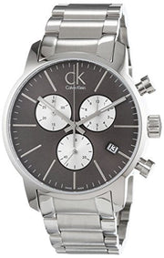  Shop Authentic Calvin Klein City Chronograph Black Dial Silver Steel Strap Watch for Men - K2G2714X - Luxxuri