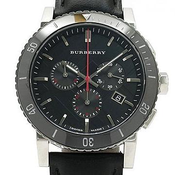  Shop Authentic Burberry The City Black Dial Black Leather Strap Watch for Men - BU9382 - Luxxuri