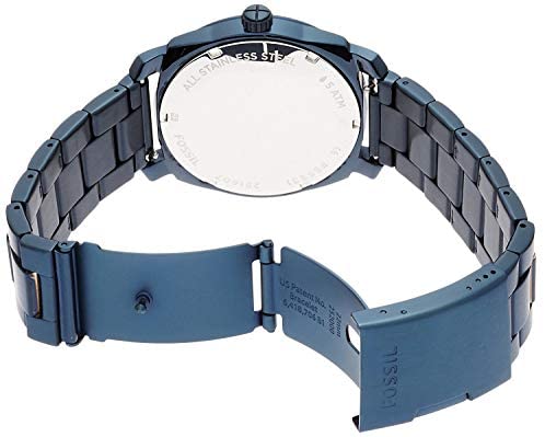  Shop Authentic Fossil Machine Blue Dial Blue Steel Strap Watch for Men - FS5231 - Luxxuri