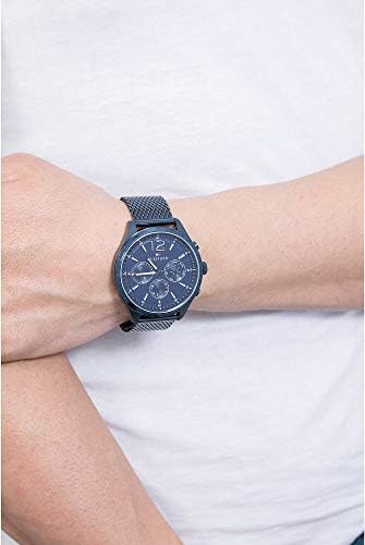  Shop Authentic Tommy Hilfiger Gavin Chronograph Blue Dial Blue Mesh Bracelet Watch for Men - 1791471 - Luxxuri