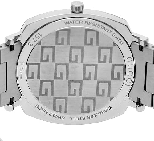  Shop Authentic Gucci Grip x Disney Quartz Silver Dial Silver Steel Strap Unisex Watch - YA157419 - Luxxuri