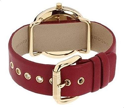  Shop Authentic Marc Jacobs Amy Red Dial Burgundy Leather Strap Watch for Women - MBM1152 - Luxxuri