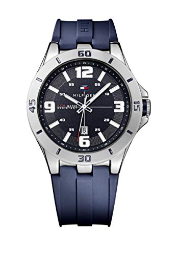  Shop Authentic Tommy Hilfiger Drew Black Dial Black Rubber Strap Watch for Men - 1791062 - Luxxuri