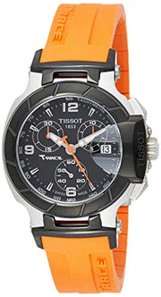  Shop Authentic Tissot T Race Chronograph Black Dial Orange Rubber Strap Watch for Women - T048.217.27.057.00 - Luxxuri
