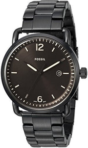  Shop Authentic Fossil The Commuter Brown Dial Black Steel Strap Watch for Men - FS5277 - Luxxuri