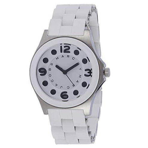  Shop Authentic Marc Jacobs Pelly White Dial White Silicone Strap Watch for Women - MBM2503 - Luxxuri