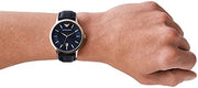  Shop Authentic Emporio Armani Renato Analog Blue Dial Blue Leather Strap Watch For Men - AR11188 - Luxxuri