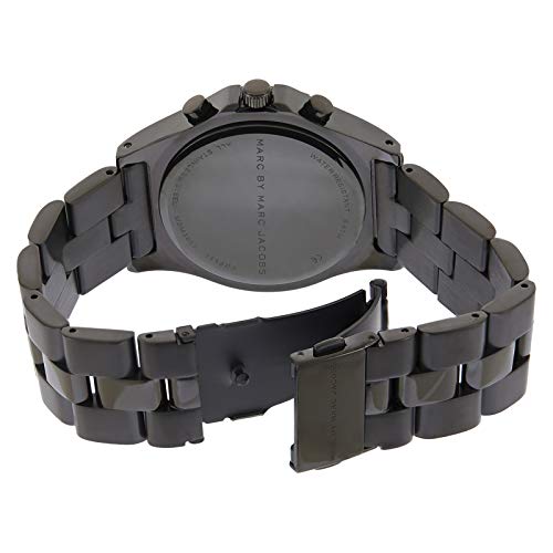  Shop Authentic Marc Jacobs Blade Chronograph Black Dial Black Steel Strap Watch for Women - MBM3083 - Luxxuri