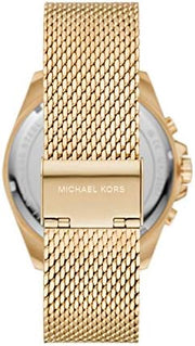  Shop Authentic Michael Kors Brecken Chronograph Black Dial Gold Mesh Strap Watch For Men - MK8867 - Luxxuri