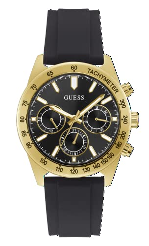  Shop Authentic Guess Sport Multifunctional Black Dial Black Rubber Strap Watch for Men - GW0332G2 - Luxxuri
