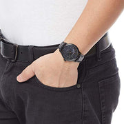  Shop Authentic Burberry The Classic Black Dial Black Leather Strap Watch for Men - BU10003 - Luxxuri