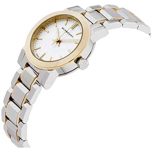  Shop Authentic Burberry The City Silver Dial Two Tone Steel Strap Watch for Women - BU9217 - Luxxuri