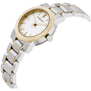  Shop Authentic Burberry The City Silver Dial Two Tone Steel Strap Watch for Women - BU9217 - Luxxuri