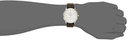  Shop Authentic Calvin Klein Minimalist White Dial Black Leather Strap Watch for Men - K3M211C6 - Luxxuri