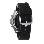  Shop Authentic Fossil Garrett Chronograph Black Dial Black Rubber Strap Watch for Men - FS5624 - Luxxuri