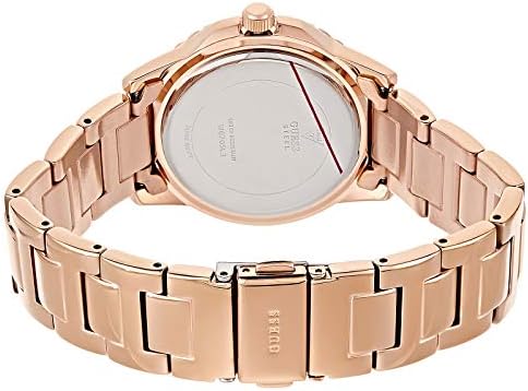  Shop Authentic Guess Sassy Quartz White Dial Rose Gold Steel Strap Watch For Women - W0705L3 - Luxxuri