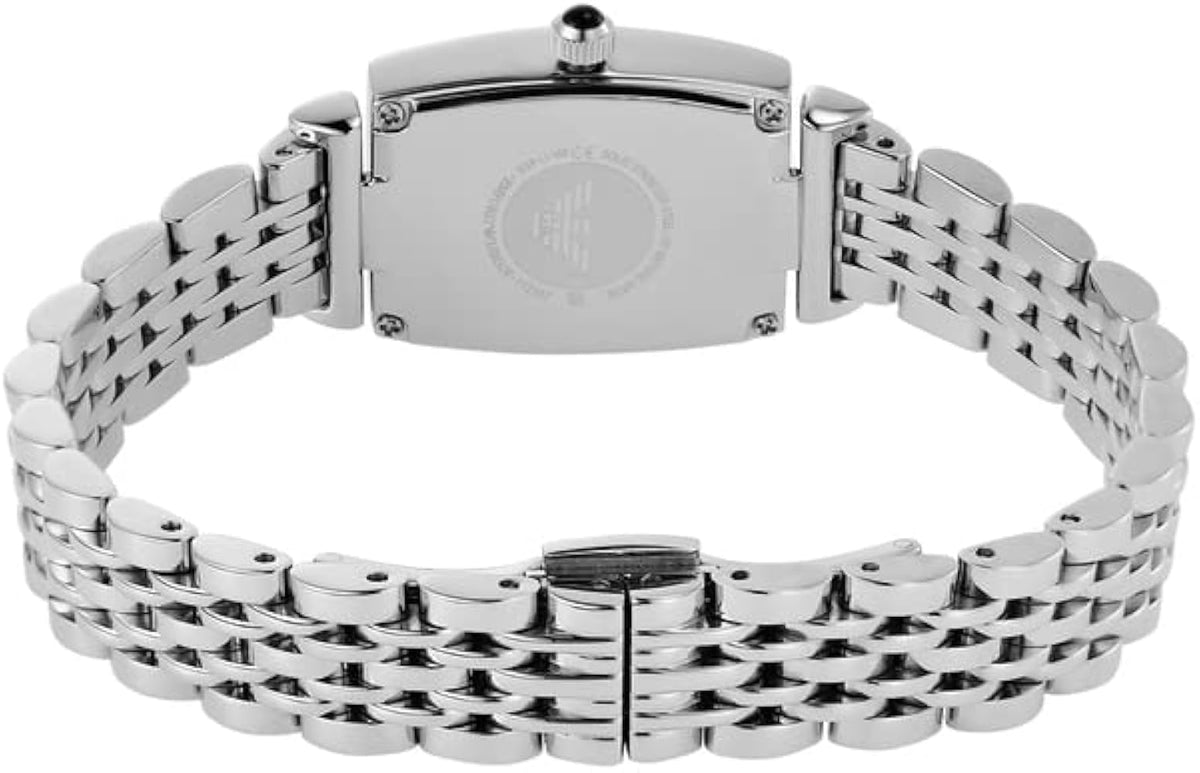  Shop Authentic Emporio Armani Gianni T-Bar Quartz White Dial Silver Steel Strap Watch For Women - AR11405 - Luxxuri