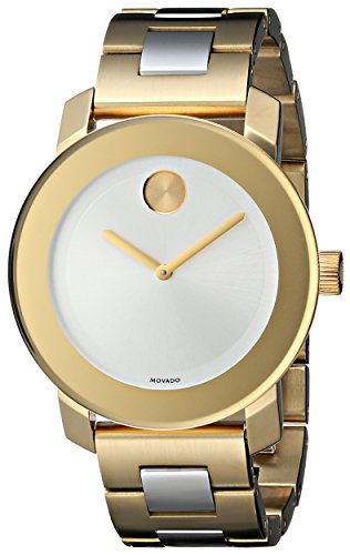  Shop Authentic Movado Bold Silver Dial Two Tone Steel Strap Watch for Women - 3600129 - Luxxuri