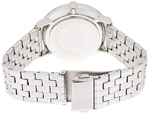  Shop Authentic Tommy Hilfiger Jenna Quartz White Dial Silver Steel Strap Watch for Women - 1782068 - Luxxuri