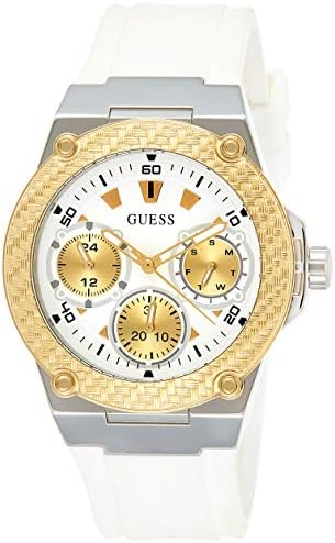  Shop Authentic Guess Zena Analog White Dial White Rubber Strap Watch For Women - W1094L1 - Luxxuri