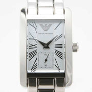  Shop Authentic Emporio Armani White Dial Silver Stainless Steel Watch For Women - AR0146 - Luxxuri