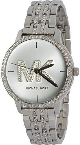  Shop Authentic Michael Kors Melissa Quartz Silver Dial Silver Steel Strap Watch for Women - MK4370 - Luxxuri