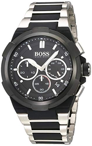  Shop Authentic Hugo Boss Supernova Black Dial Two Tone Steel Strap Watch for Men - 1513368 - Luxxuri