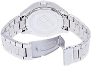  Shop Authentic Tommy Hilfiger Erik Chronograph Blue Dial Silver Steel Strap Watch for Men - 1791366 - Luxxuri