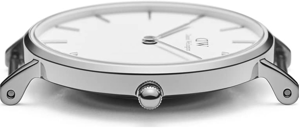  Shop Authentic Daniel Wellington Petite Bondi White Dial White Leather Strap Watch For Women - DW00100250 - Luxxuri