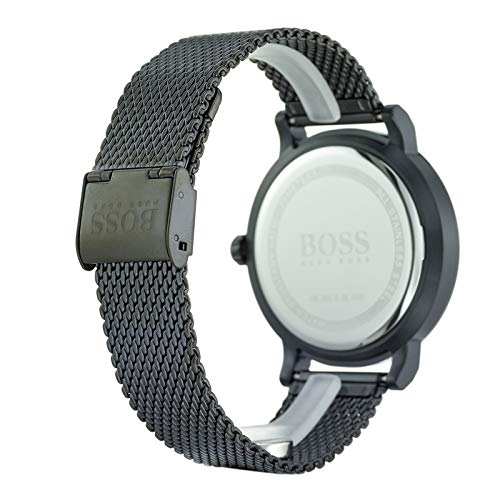  Shop Authentic Hugo Boss Oxygen Black Dial Black Mesh Bracelet Watch for Men - 1513636 - Luxxuri