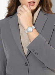  Shop Authentic Guess Muse Quartz White Dial Silver Steel Strap Watch For Women - W1008l1 - Luxxuri