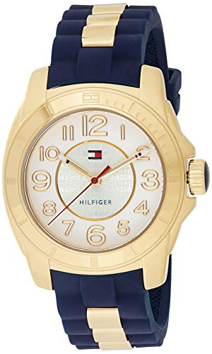  Shop Authentic Tommy Hilfiger White Dial Two Tone Steel Strap Watch for Women - 1781307 - Luxxuri