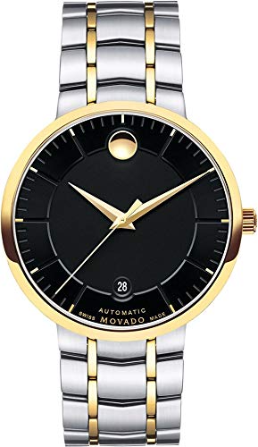  Shop Authentic Movado 1881 Automatic Black Dial Two Tone Steel Strap Watch For Men - 0606916 - Luxxuri