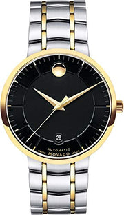  Shop Authentic Movado 1881 Automatic Black Dial Two Tone Steel Strap Watch For Men - 0606916 - Luxxuri