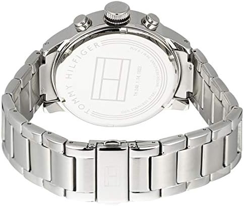  Shop Authentic Tommy Hilfiger Cool Sport Multifunction Black Dial Silver Steel Strap Watch for Men - 1791141 - Luxxuri
