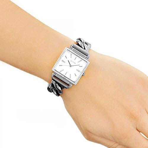  Shop Authentic Guess Vanity Diamonds White Dial Silver Steel Strap Watch for Women - W1030L1 - Luxxuri