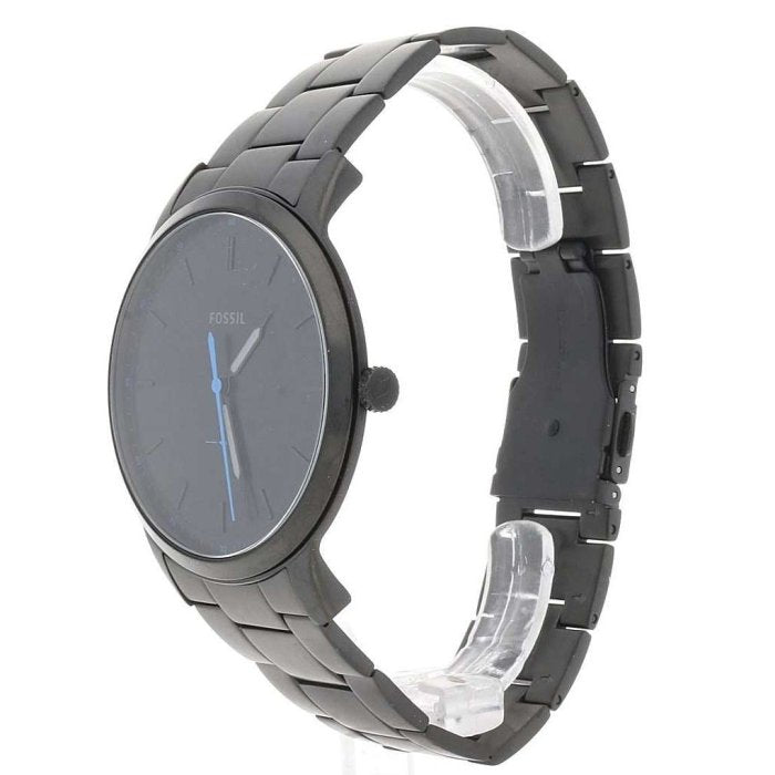  Shop Authentic Fossil The Minimalist Black Dial Black Steel Strap Watch for Men - FS5308 - Luxxuri
