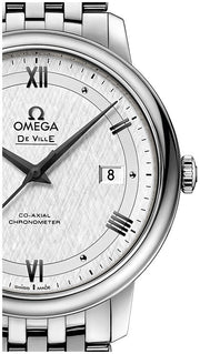  Shop Authentic Omega De Ville Prestige Co Axial Automatic White Dial Silver Steel Strap Watch for Men - 424.10.40.20.02.005 - Luxxuri