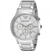  Shop Authentic Emporio Armani Sportivo Chronograph Silver Dial Silver Steel Strap Watch For Men - AR5963 - Luxxuri