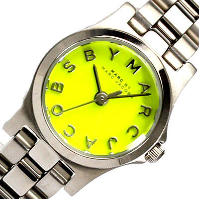  Shop Authentic Marc Jacobs Henry Yellow Dial Silver Steel Strap Watch for Women - MBM3201 - Luxxuri