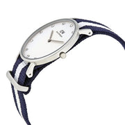 Shop Authentic Daniel Wellington Classy Glasgow White Dial Two Tone Nylon Strap Watch For Women - DW00100082 - Luxxuri