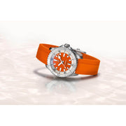  Shop Authentic Breitling Superocean Automatic 36 Orange Dial Orange Rubber Strap Watch for Men - A17377211O1S1 - Luxxuri